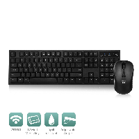Комплект безжична клавиатура с мишка Ewent EW3193 Black