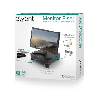 Стойка за монитор Ewent EW1280, за бюро, 27 кг, Черна