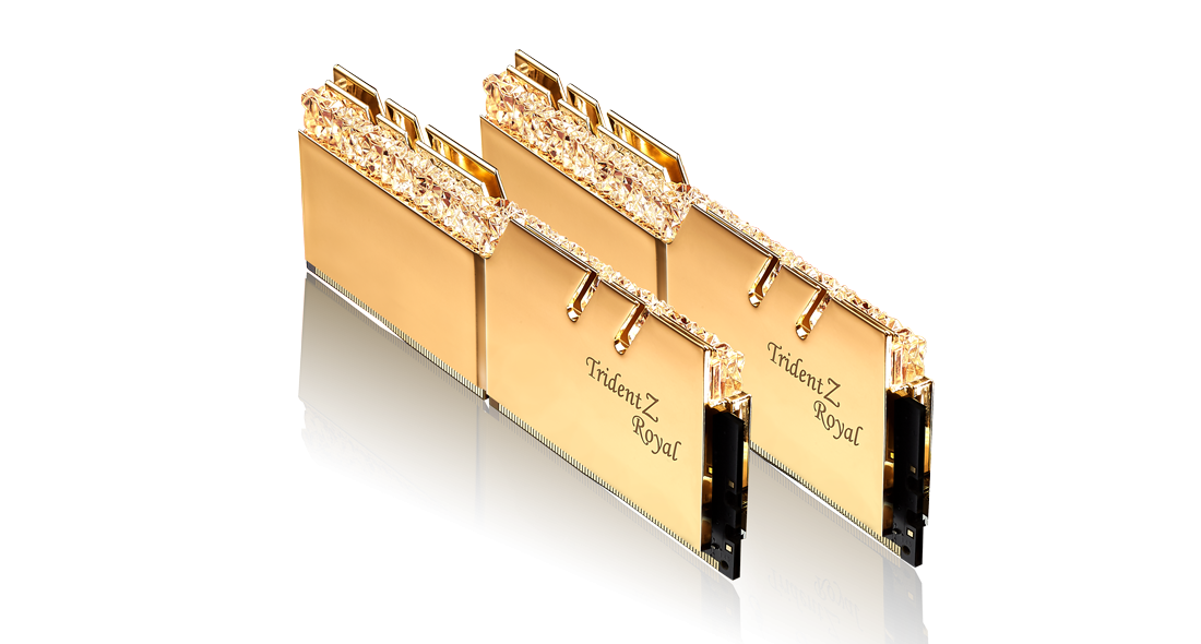 Памет G.SKILL Trident Z Royal 16GB(2x8GB) DDR4 4000MHz CL18 - F4-4000C18D-16GTRG