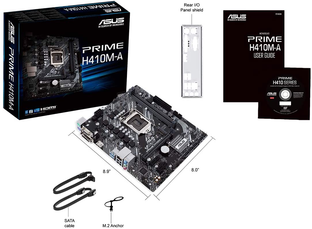 Дънна платка ASUS PRIME H410M-А