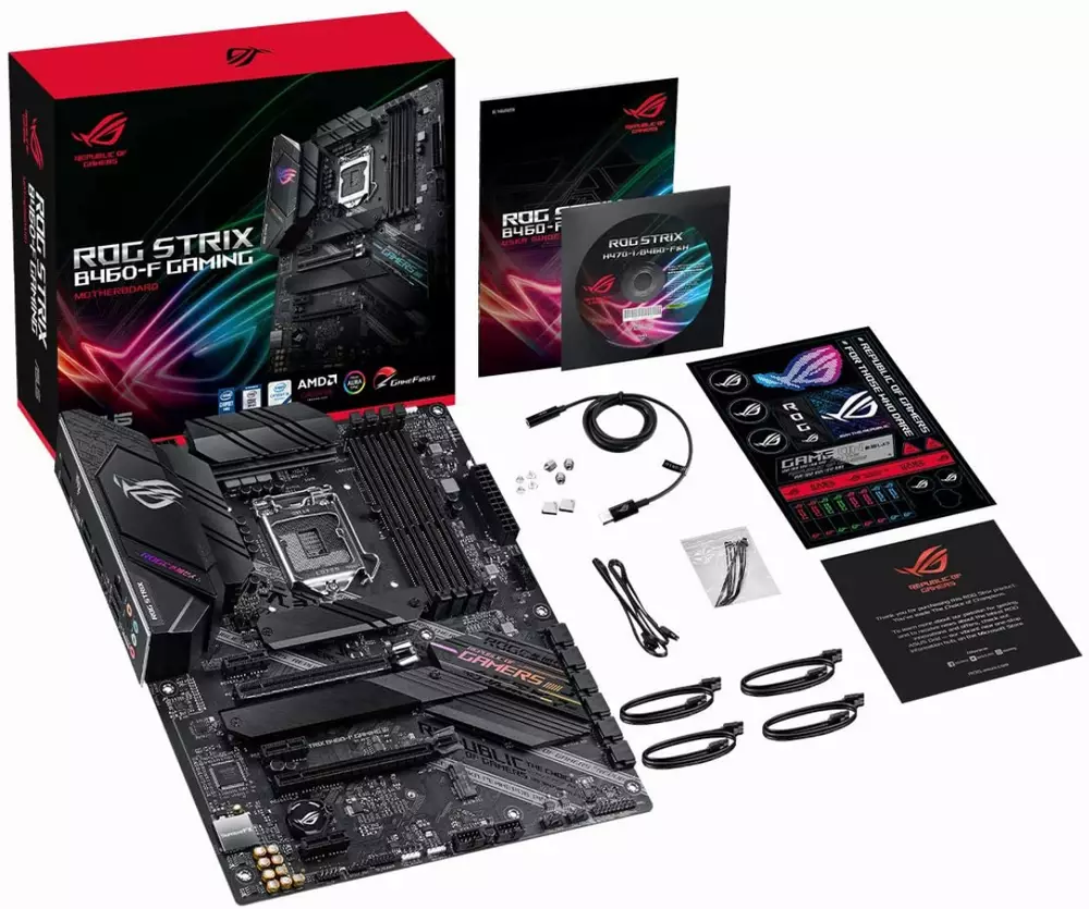 Дънна платка ASUS ROG STRIX B460-F GAMING