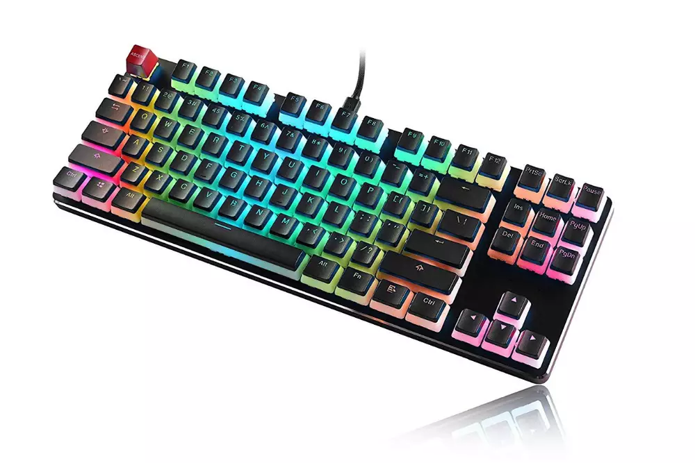 Капачки за механична клавиатура Glorious Aura Keycaps Black US-Layout