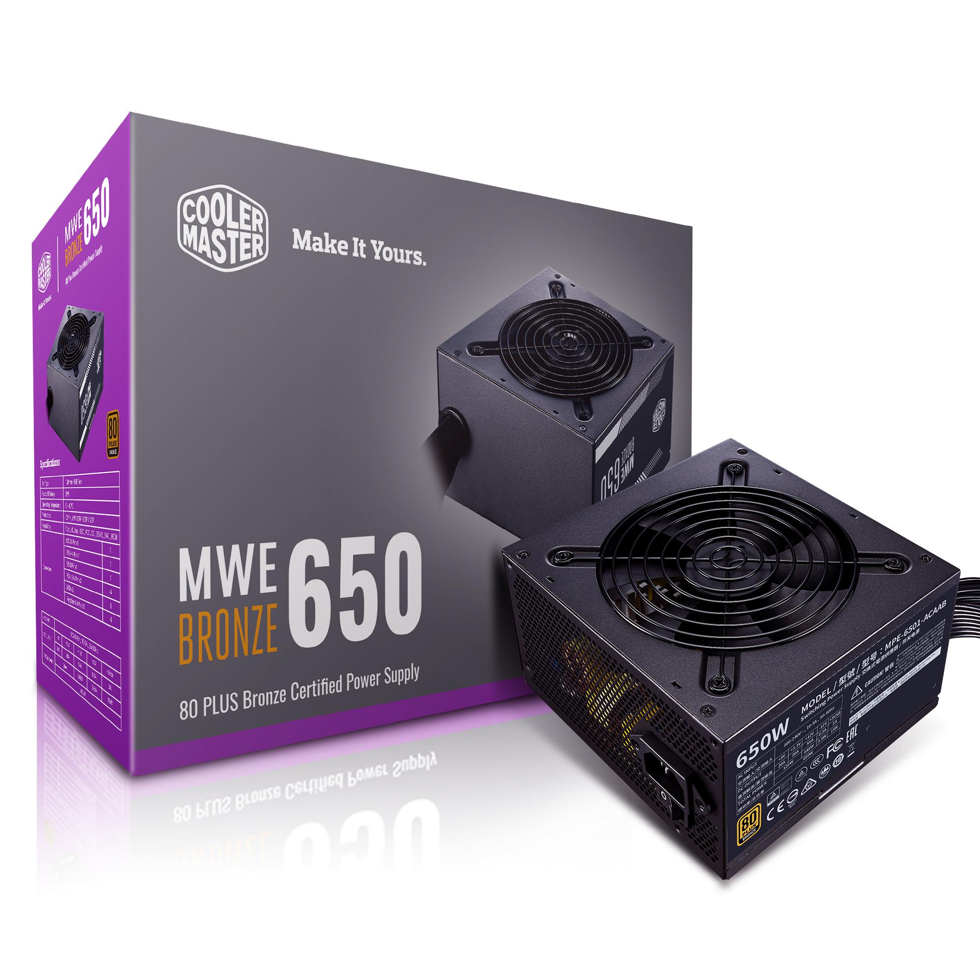 Захранване Cooler Master MWE V2 650W 80+ Bronze PSU
