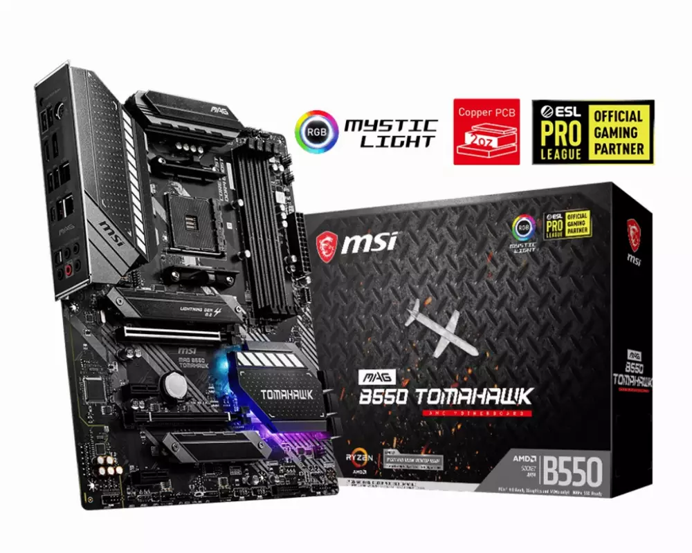 Дънна платка MSI MAG B550 TOMAHAWK