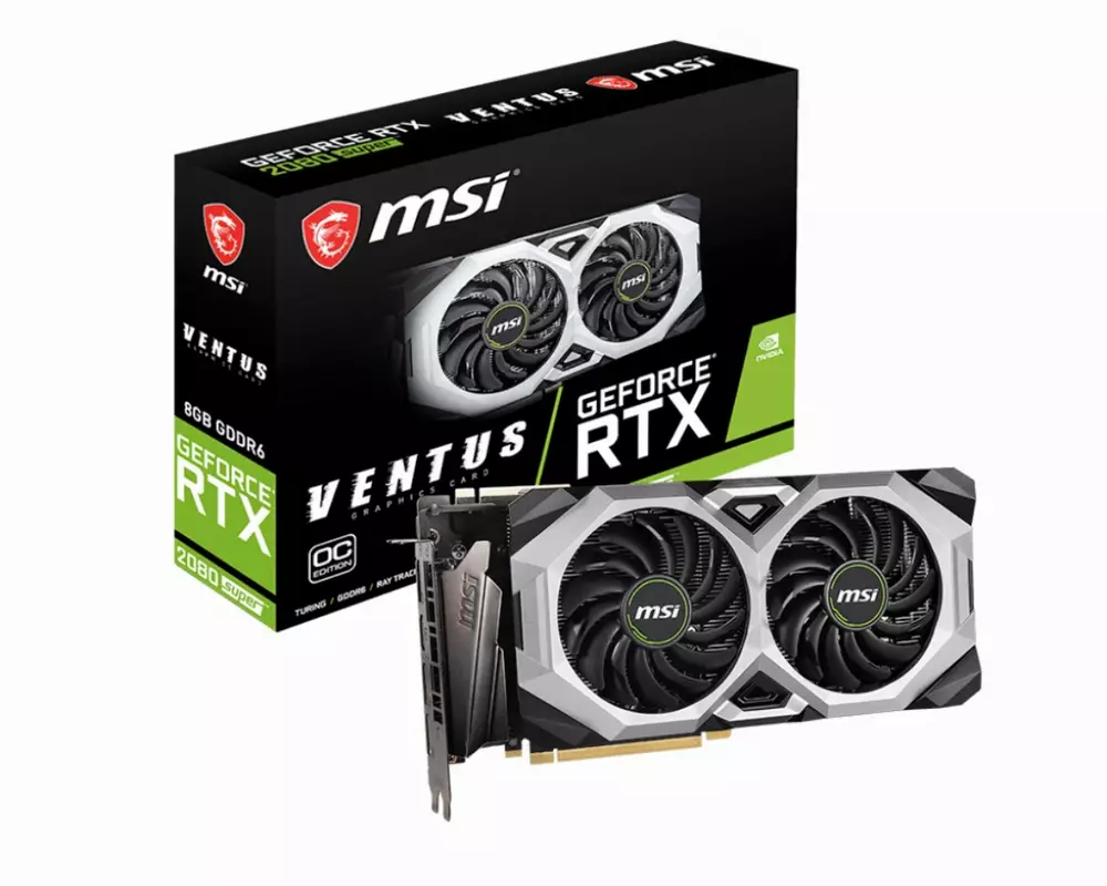 Видео карта MSI GeForce RTX 2080 SUPER VENTUS XS OC 8GB
