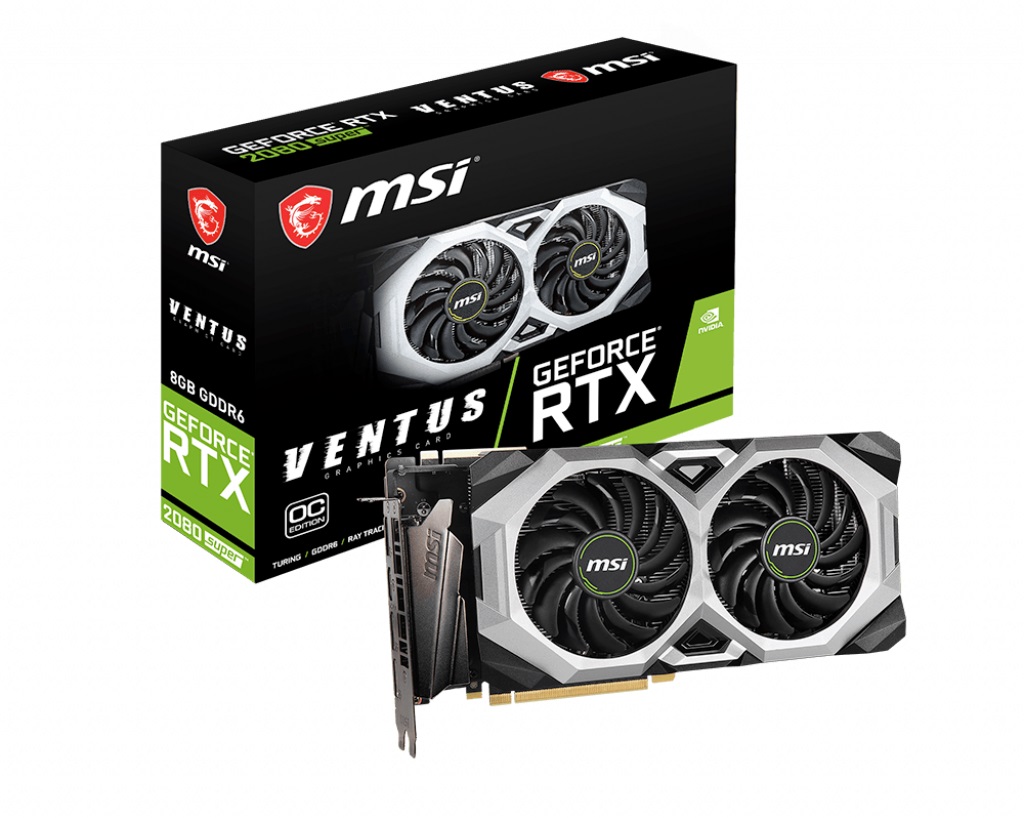 Видео карта MSI GeForce RTX 2080 SUPER VENTUS XS OC 8GB