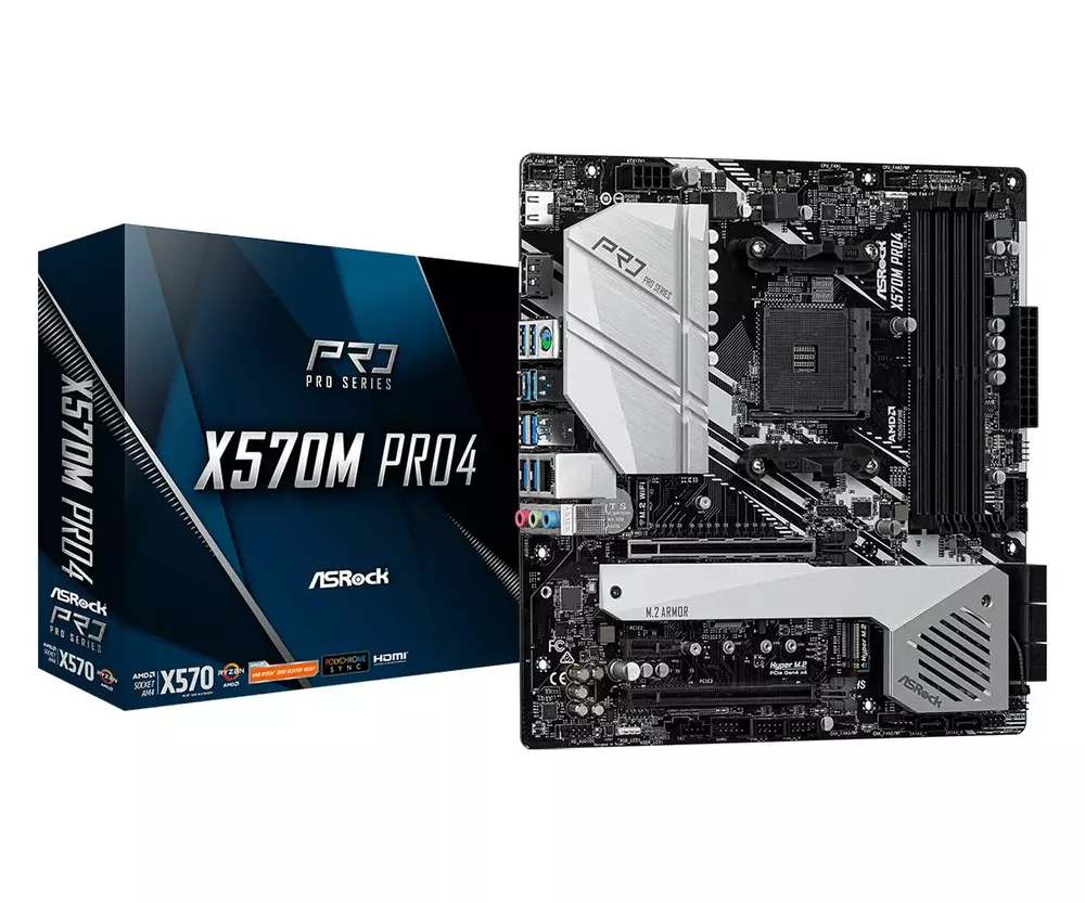 Дънна платка ASROCK X570M PRO4 
