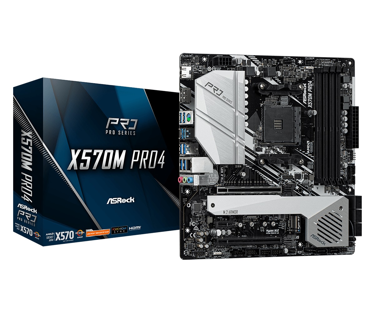 Дънна платка ASROCK X570M PRO4 