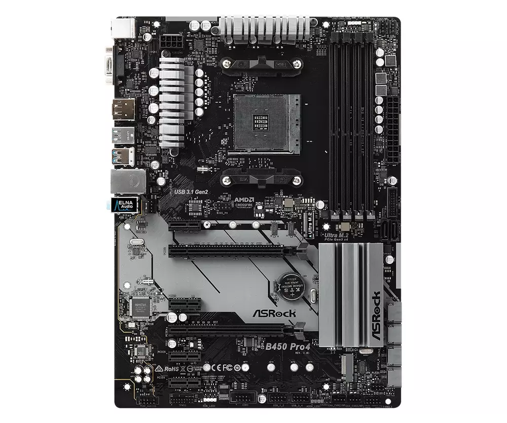 Дънна платка ASROCK B450 PRO4