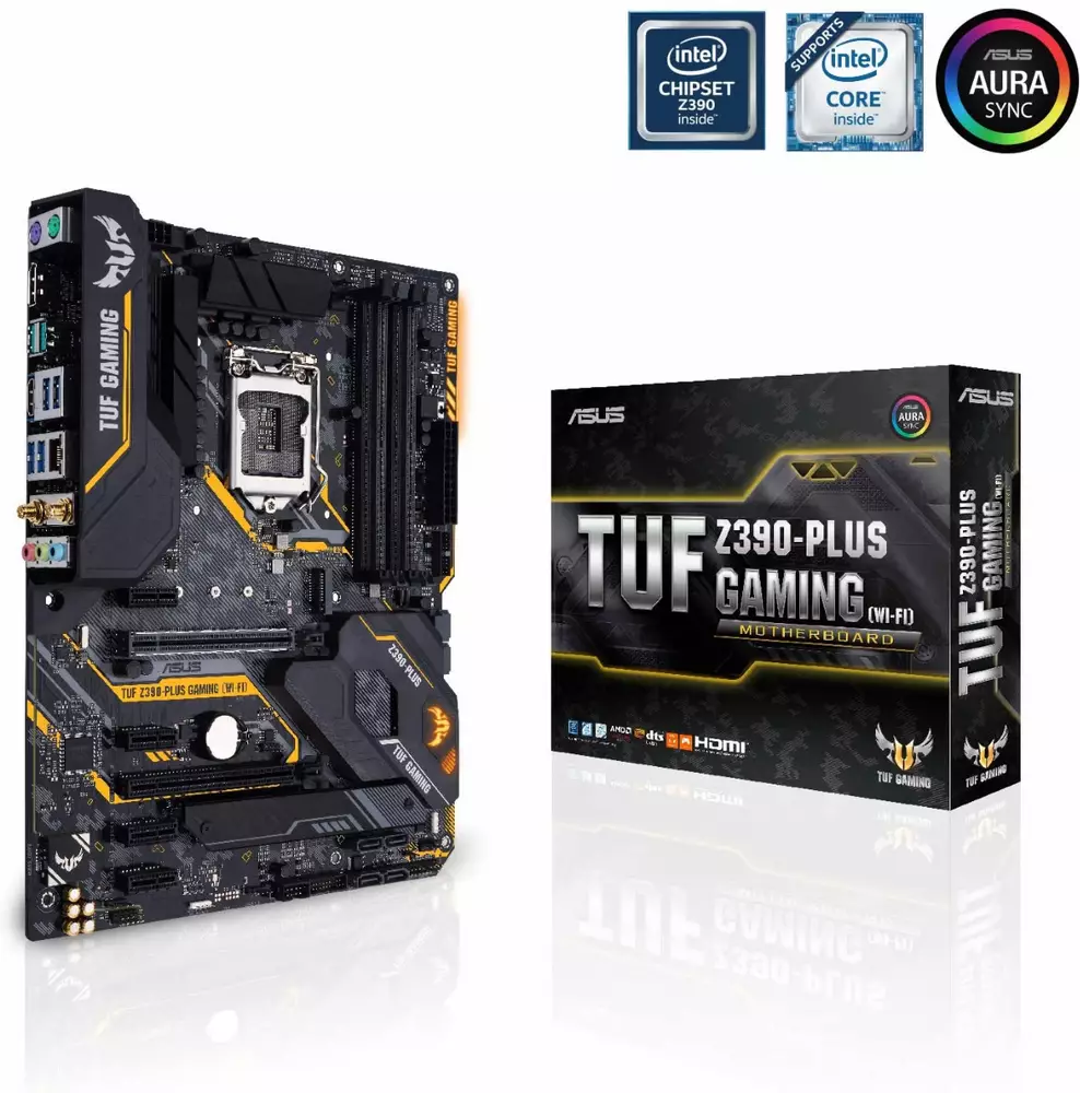 Дънна платка ASUS TUF Z390-PLUS GAMING (WI-FI)
