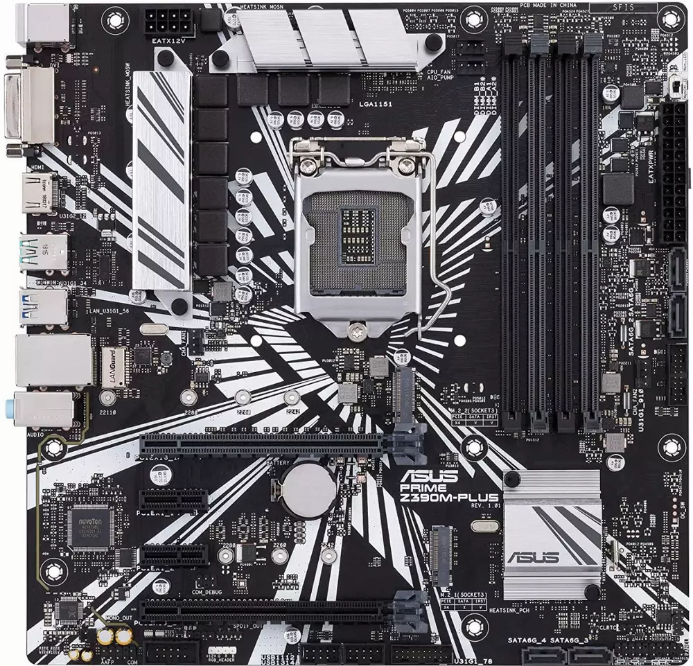 Дънна платка ASUS PRIME Z390M-PLUS