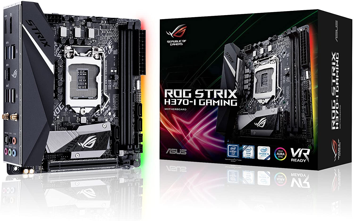 Дънна платка ASUS ROG STRIX H370-I GAMING