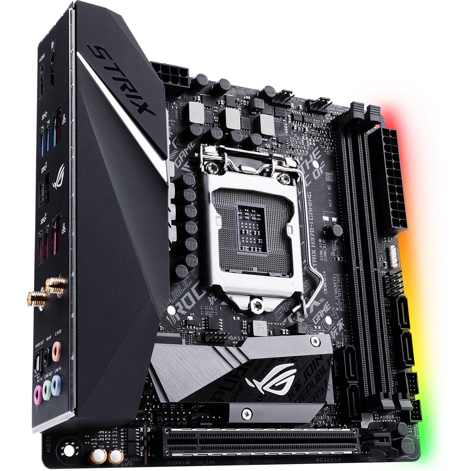 Дънна платка ASUS ROG STRIX H370-I GAMING