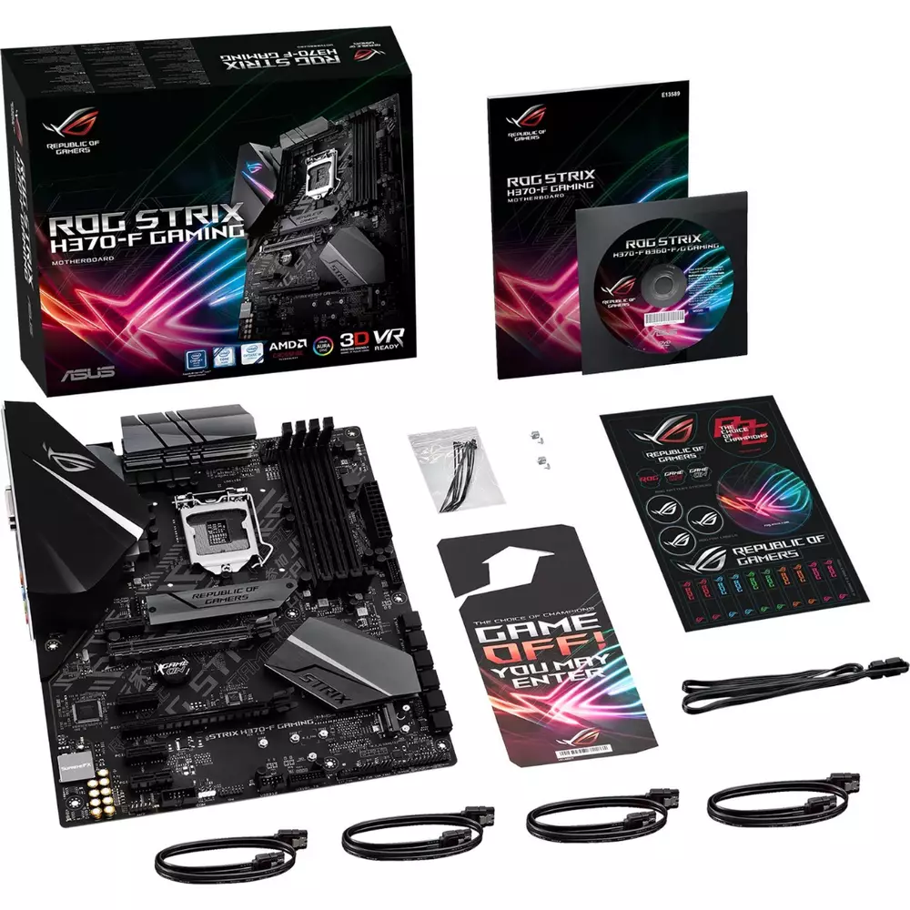 Дънна платка ASUS ROG STRIX H370-F GAMING