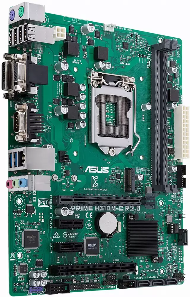 Дънна платка ASUS PRIME H310M-C R2.0/CSM