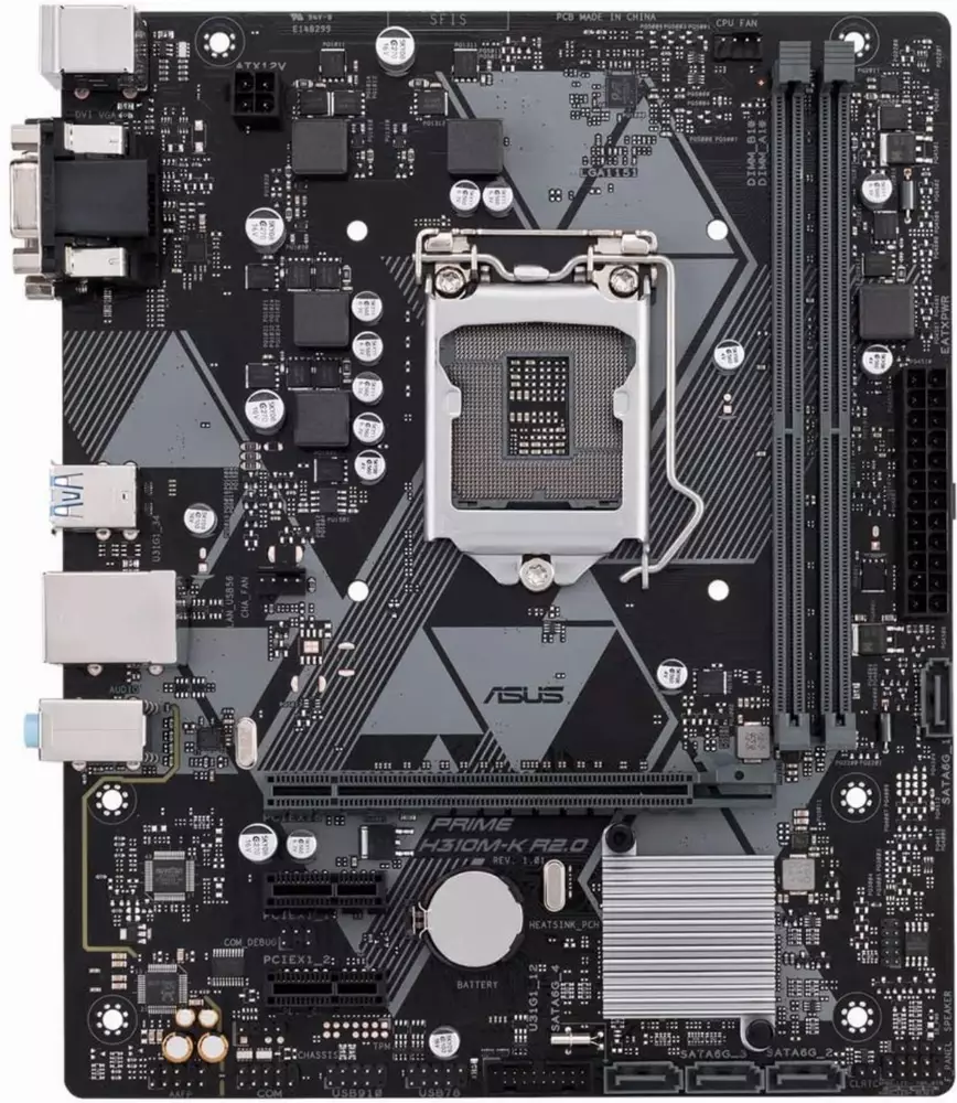 Дънна платка ASUS PRIME H310M-K R2.0