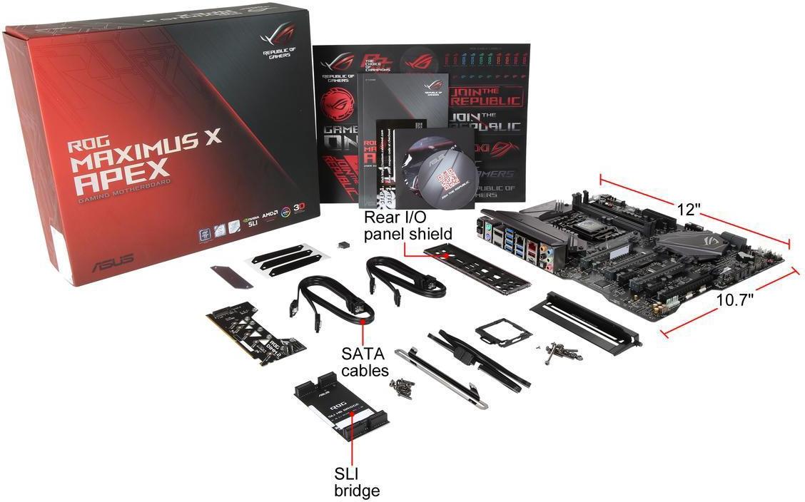 Дънна платка ASUS ROG MAXIMUS X APEX