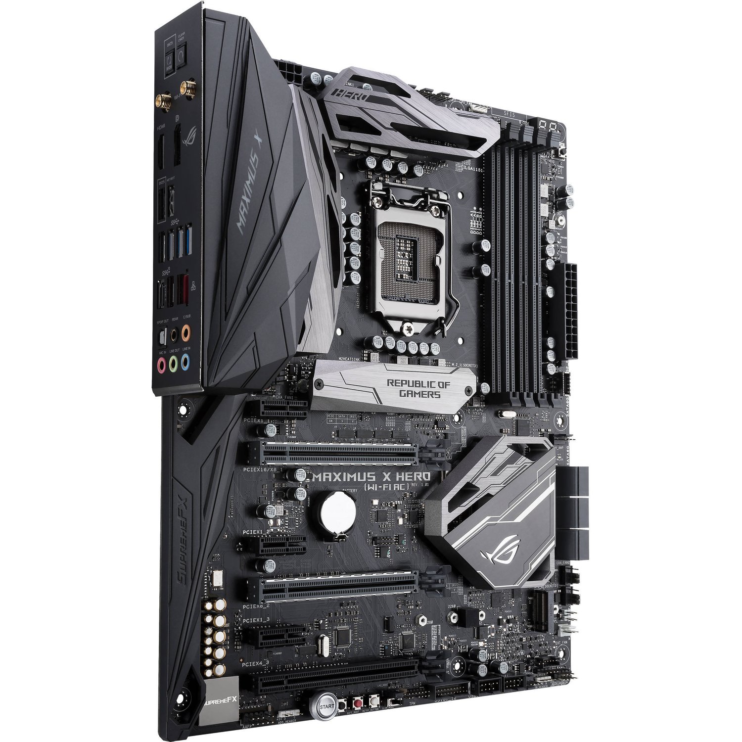Дънна платка ASUS ROG MAXIMUS X HERO (WI-FI)