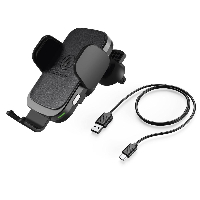 Безжично зарядно за кола HAMA FC10 Motion, 10 W, Черно