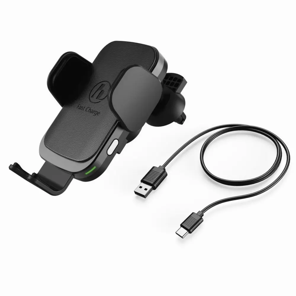 Безжично зарядно за кола HAMA FC10 Motion, 10 W, Черно