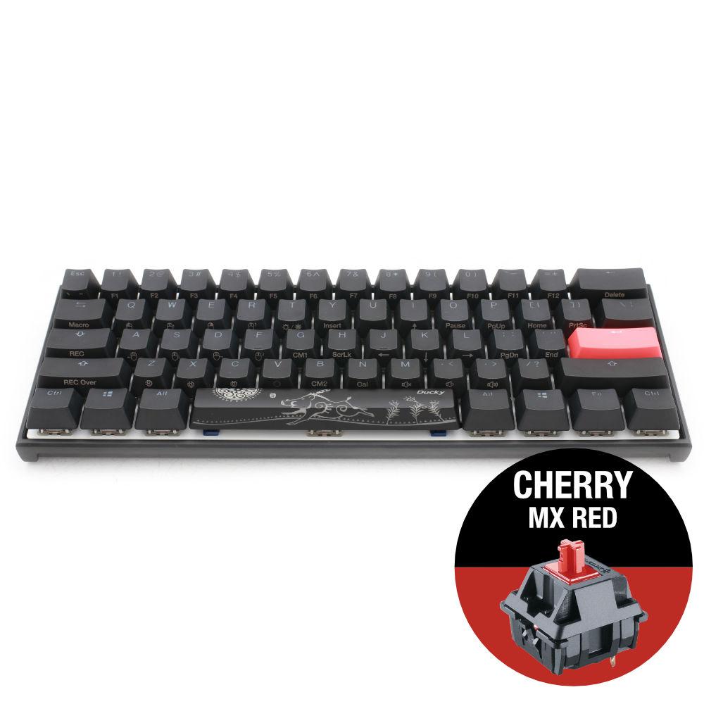 Геймърскa механична клавиатура Ducky One 2 Mecha Mini RGB, Cherry MX Red