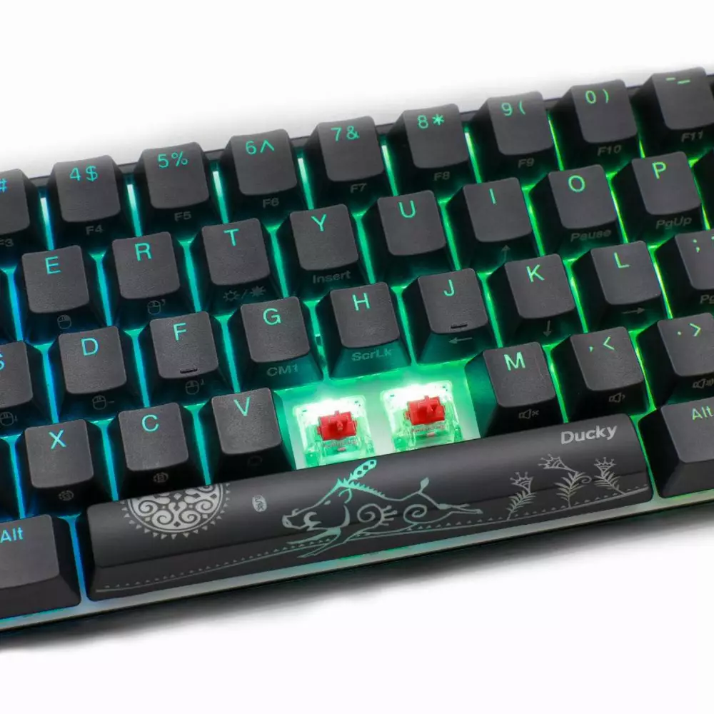 Геймърскa механична клавиатура Ducky One 2 Mecha Mini RGB, Cherry MX Red