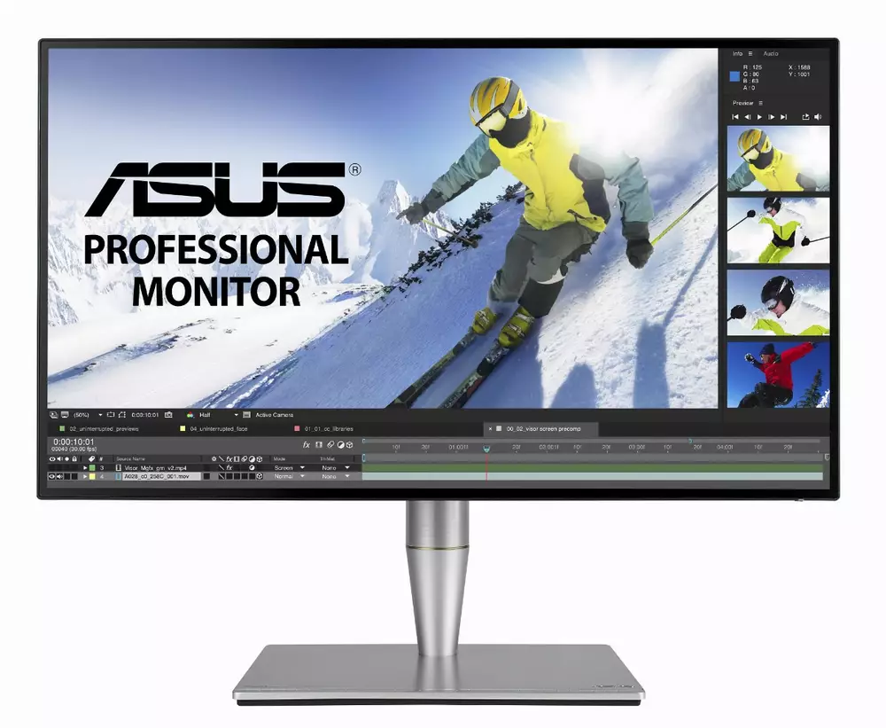 Монитор ASUS ProArt 27" PA27AC, WQHD (2560x1440), IPS, HDR10, 100% sRGB/Rec.709, △E< 2 - 90LM02N0-B01370