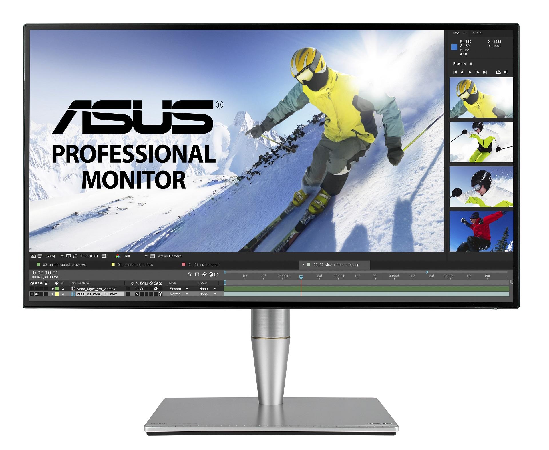 Монитор ASUS ProArt 27" PA27AC, WQHD (2560x1440), IPS, HDR10, 100% sRGB/Rec.709, △E< 2 - 90LM02N0-B01370