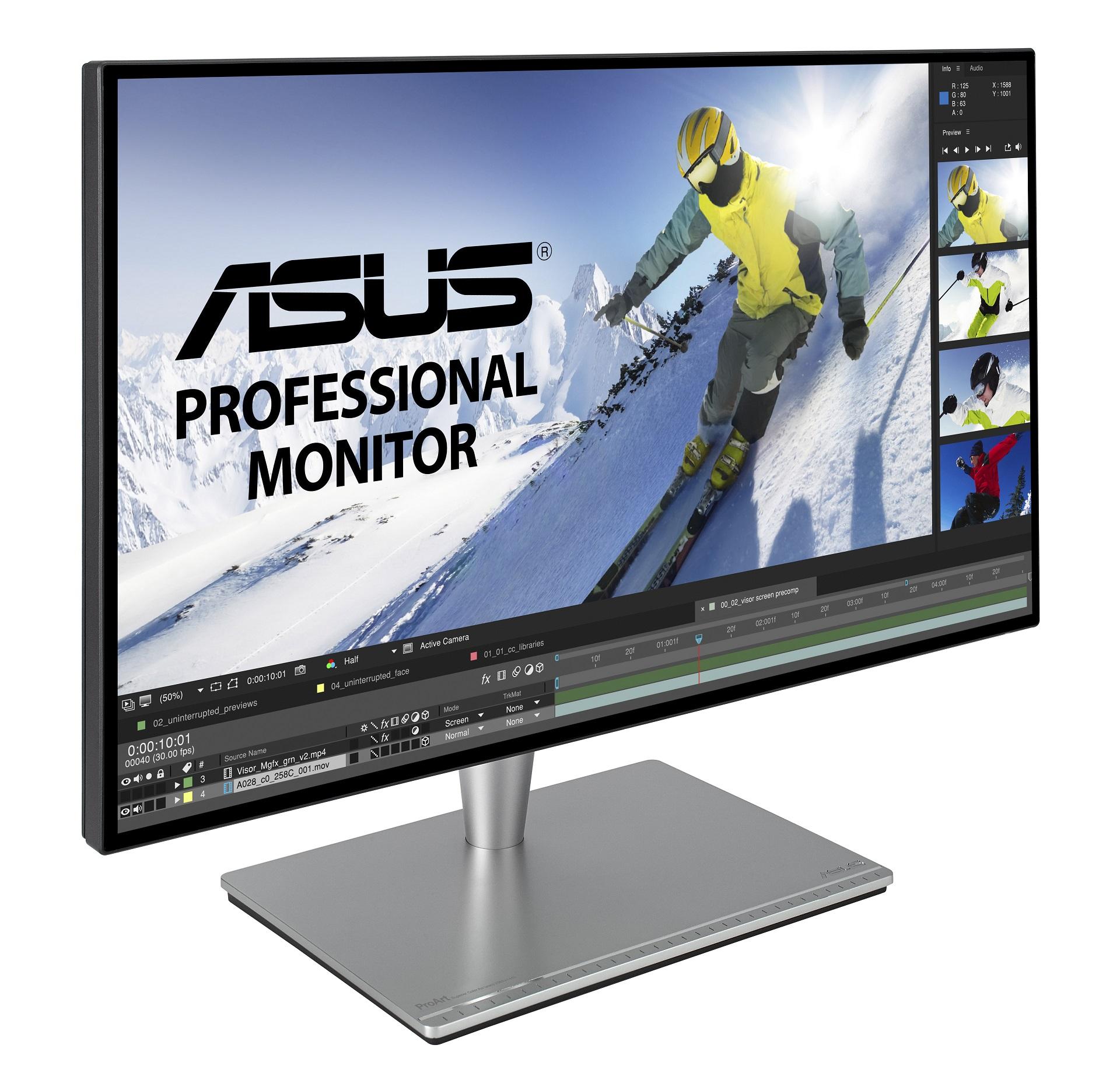 Монитор ASUS ProArt 27" PA27AC, WQHD (2560x1440), IPS, HDR10, 100% sRGB/Rec.709, △E< 2 - 90LM02N0-B01370