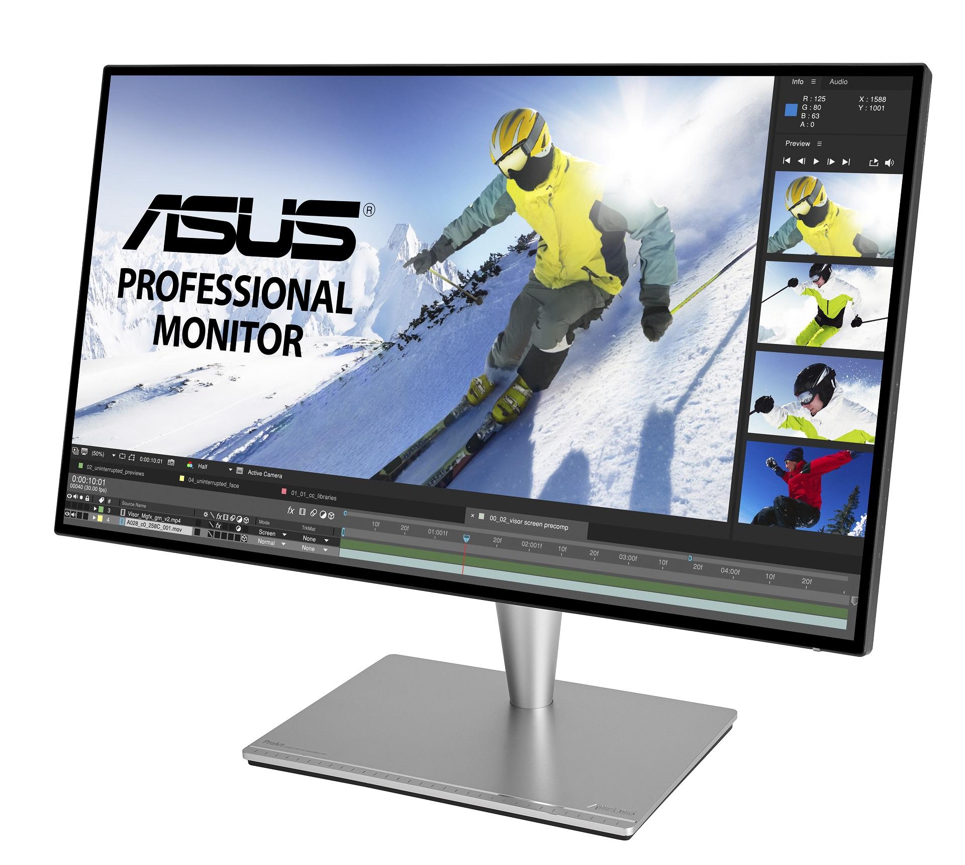 Монитор ASUS ProArt 27" PA27AC, WQHD (2560x1440), IPS, HDR10, 100% sRGB/Rec.709, △E< 2 - 90LM02N0-B01370