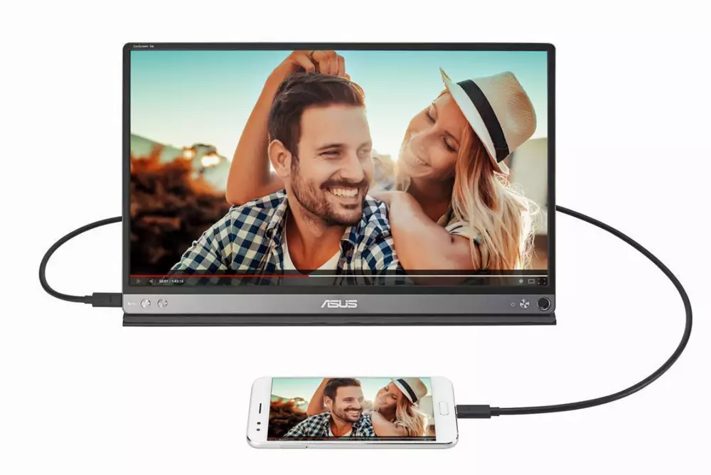 Монитор ASUS ZenScreen Go MB16AP 15.6" FHD, (1920x1080), IPS, USB Type-C, Преносим