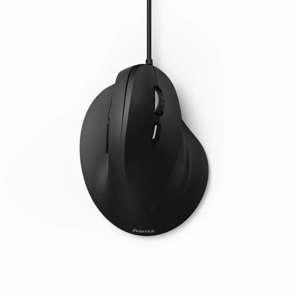 Мишка HAMA EMC-500 Optical Wired Mouse Ергономична Black