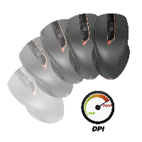 Мишка HAMA MW-900 Laser Wireless Mouse Auto-dpi Безжична Black