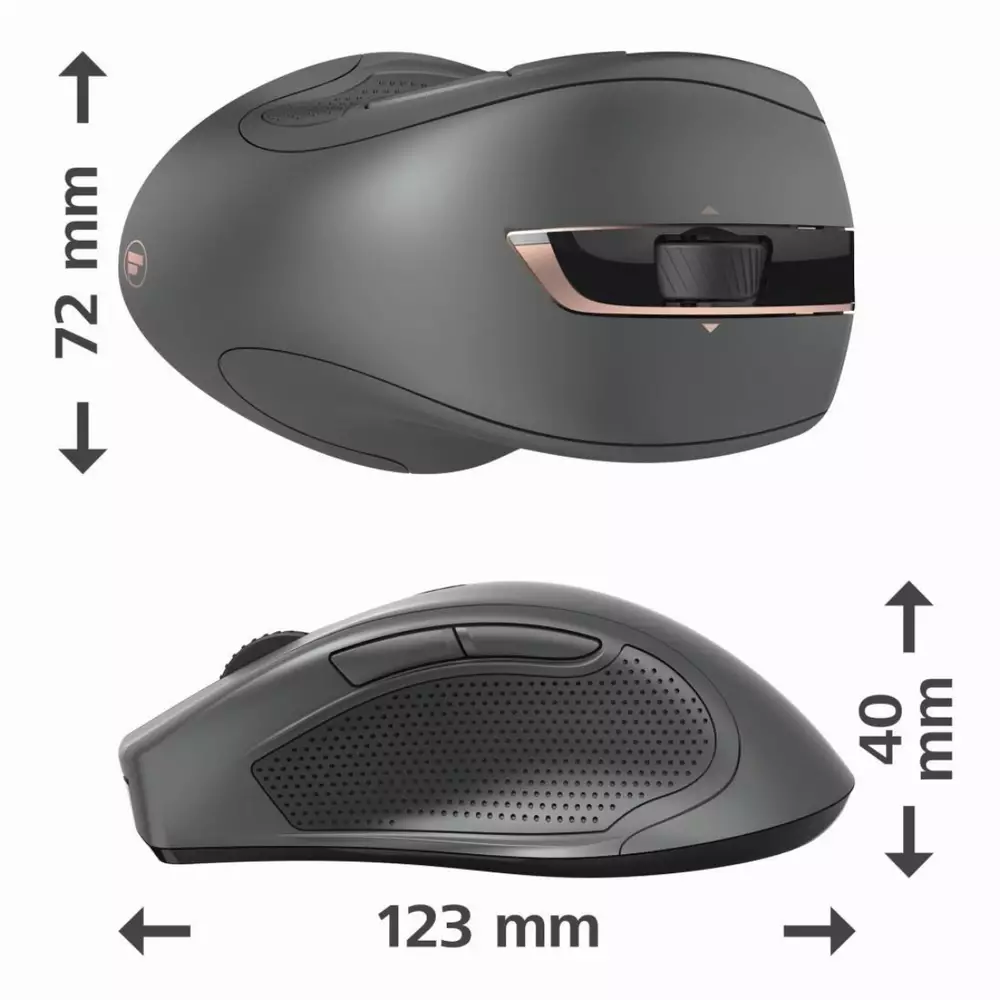 Мишка HAMA MW-900 Laser Wireless Mouse Auto-dpi Безжична Black