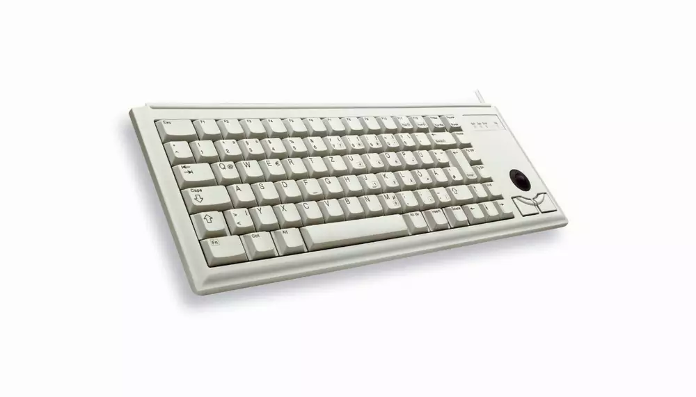 Клавиатура CHERRY G84-4400 Trackball White