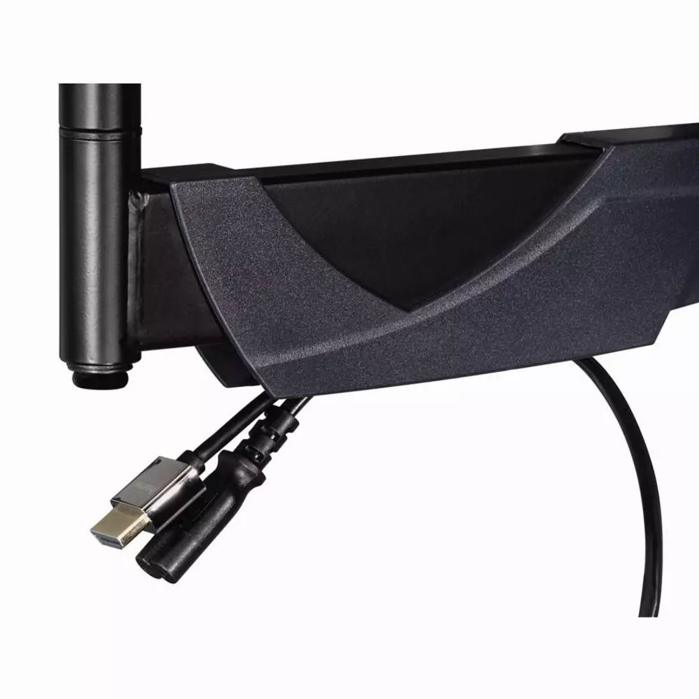 Стенна стойка за TV HAMA 118665, Регулируема, 19"-48", 35 кг, 3 звезди, Черна