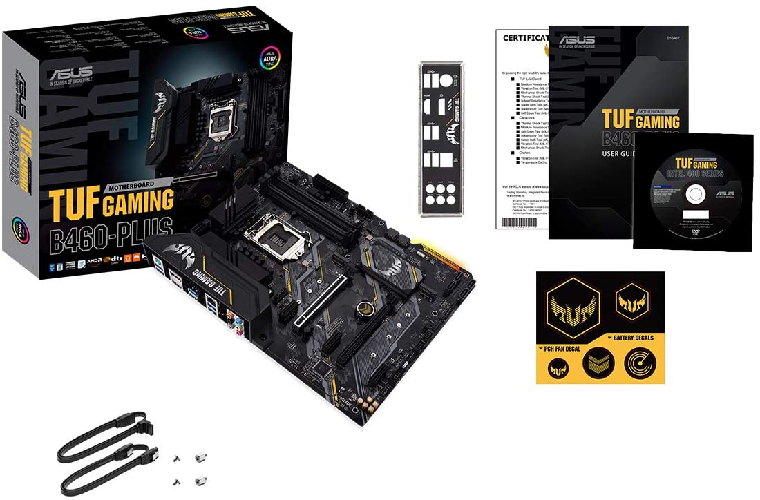 Дънна платка ASUS TUF GAMING B460-PLUS