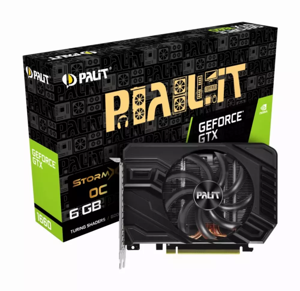 Видео карта PALIT GeForce GTX 1660 StormX OC 6GB
