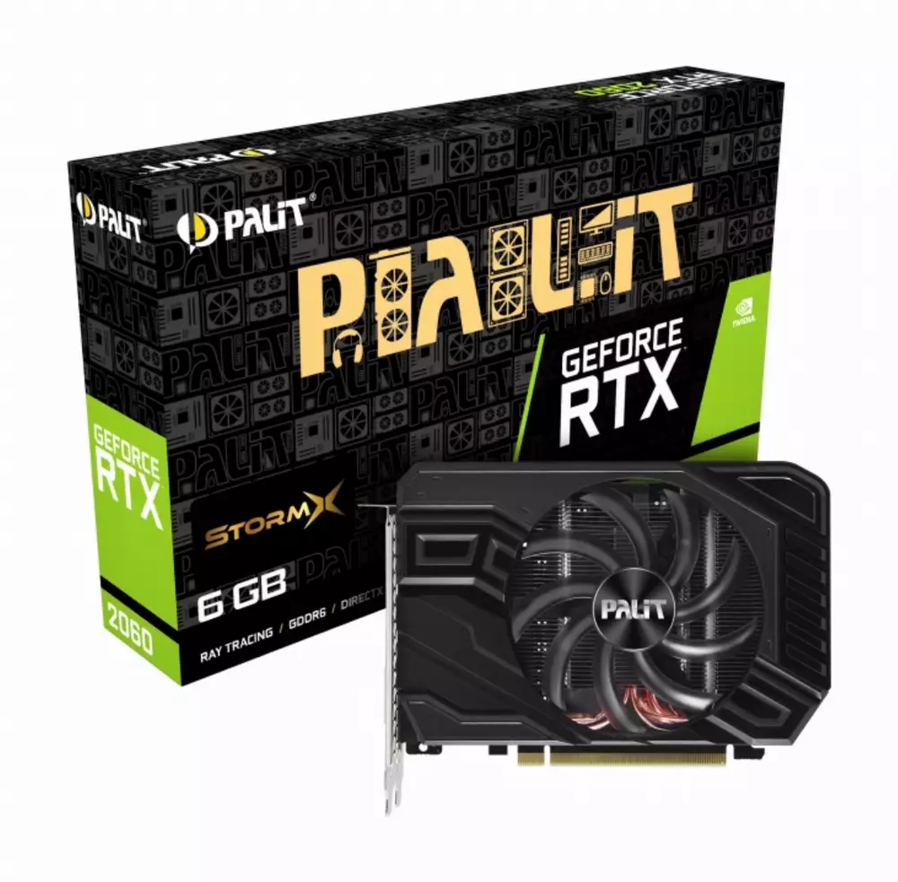 Видео карта PALIT GeForce RTX 2060 StormX 6GB 