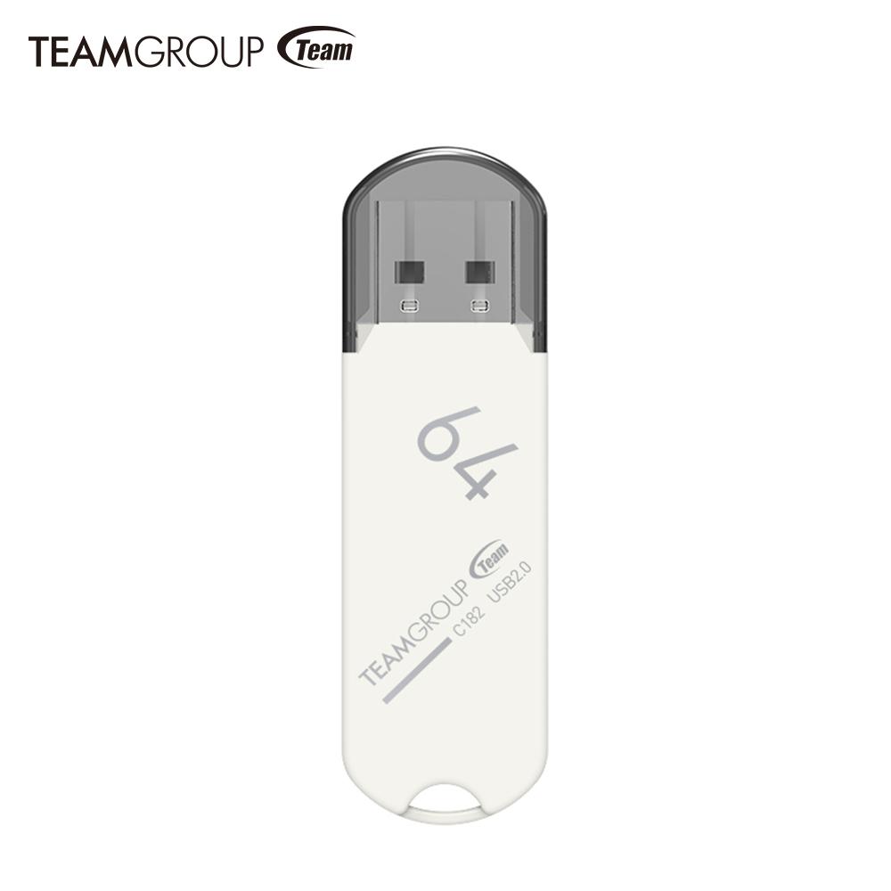 USB памет Team Group C182 64GB USB 2.0 Бял