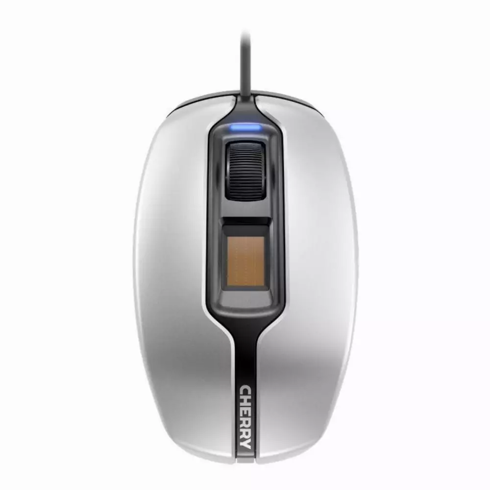 Мишка CHERRY MC4900 Fingerprint Сребрист/Бял