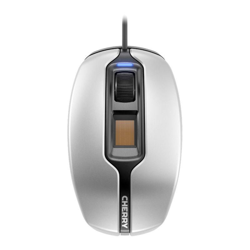 Мишка CHERRY MC4900 Fingerprint Сребрист/Бял