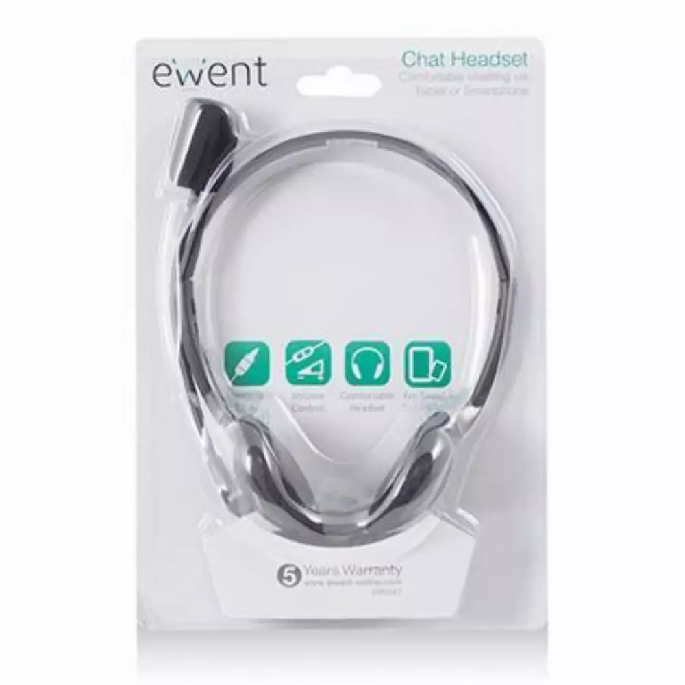 Слушалки с микрофон Ewent EW3567