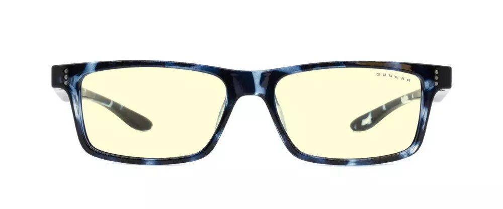Детски компютърни очила GUNNAR Cruz Kids Large, Amber Natural, Син
