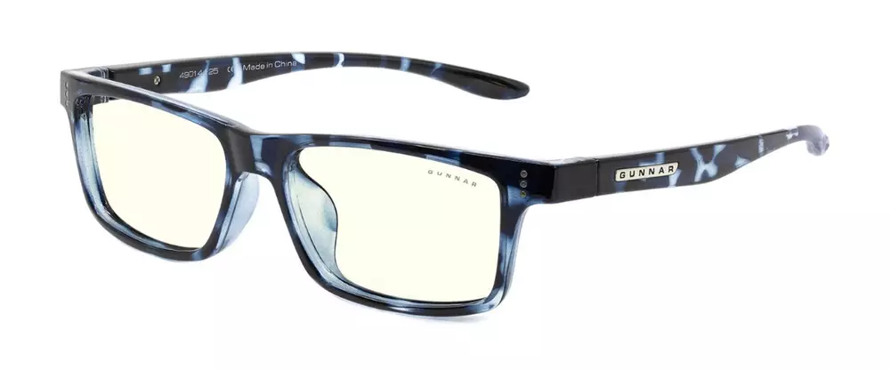 Детски компютърни очила GUNNAR Cruz Kids Large, Clear Natural, Син