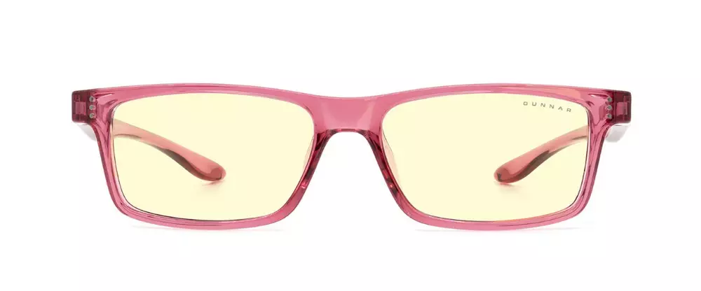 Детски компютърни очила GUNNAR Cruz Kids Large, Amber Natural, Розов