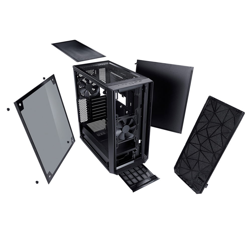 Кутия Fractal Meshify C Dark Tempered Glass