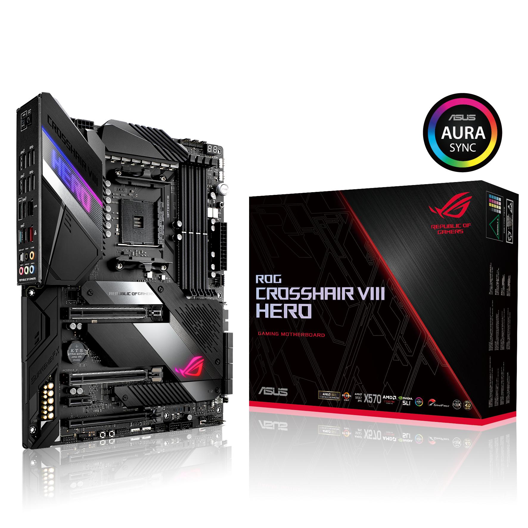 Дънна платка ASUS ROG CROSSHAIR VIII HERO X570 