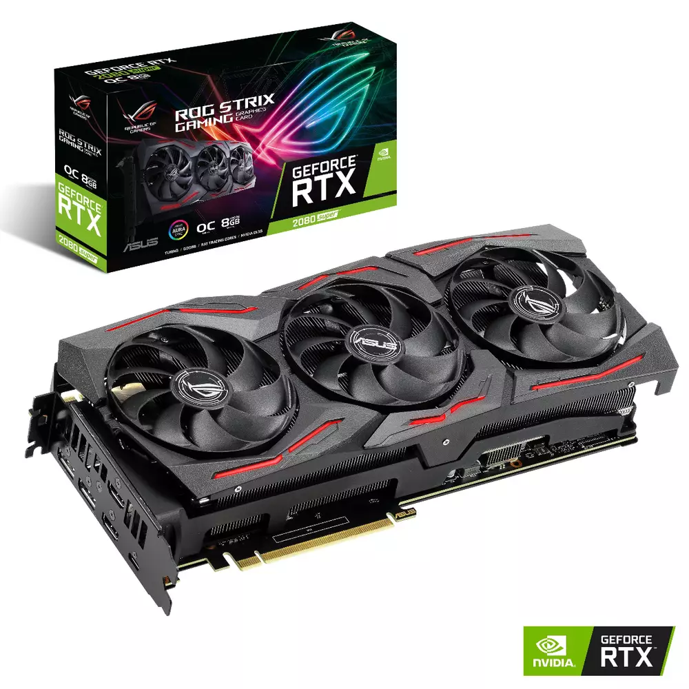Видео карта ASUS ROG STRIX GeForce RTX 2080 Super OC Edition 8GB