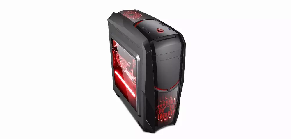Кутия Estillo 8801 RED Gaming ATX USB 3.0